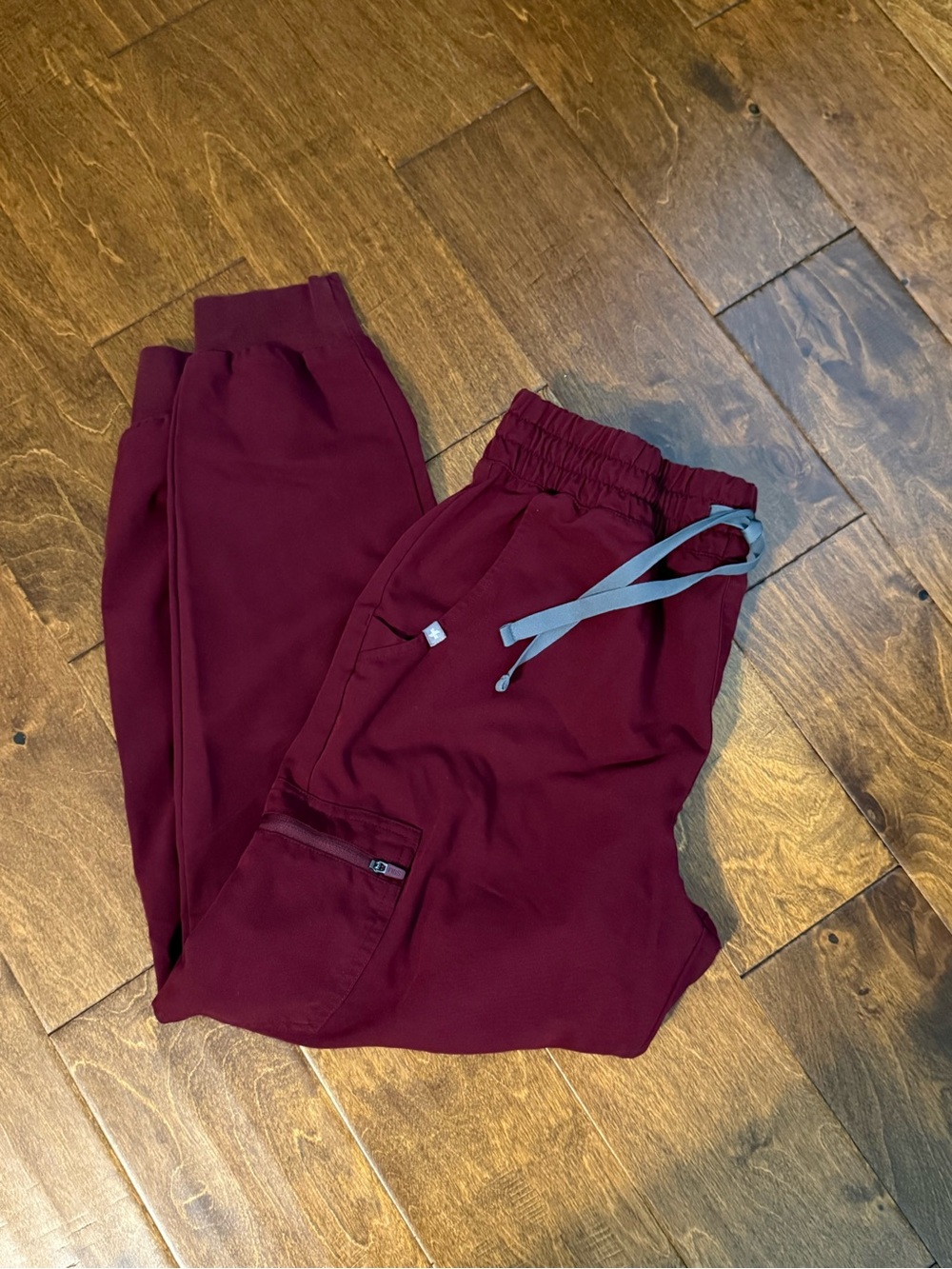 Figs Burgundy Zamora Joggers
